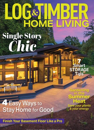 Titelbild der Ausgabe 8/2025 von Log & Timber Home Living. Diese Zeitschrift und viele weitere Gartenzeitschriften und Wohnzeitschriften als Abo oder epaper bei United Kiosk online kaufen.