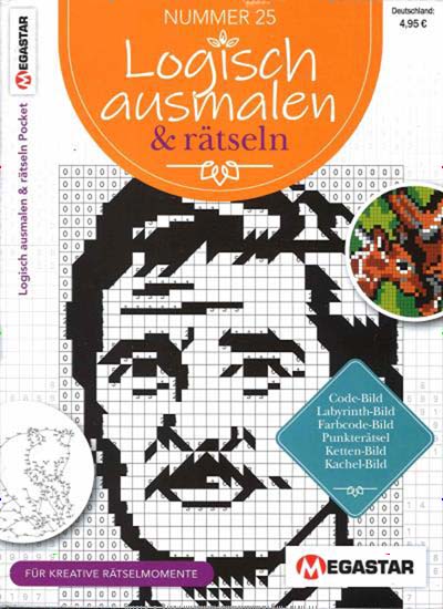 Titelbild der Ausgabe 25/2022 von Logisch ausmalen & rästeln Pocket. Diese Zeitschrift und viele weitere Groschenromane und Rätselhefte als Abo oder epaper bei United Kiosk online kaufen.