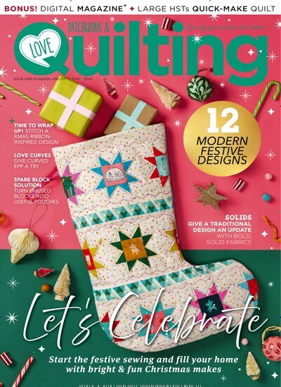 Titelbild der Ausgabe 10/2025 von Love Patchwork & Quilting. Diese Zeitschrift und viele weitere Modemagazine und DIY-Magazine als Abo oder epaper bei United Kiosk online kaufen.