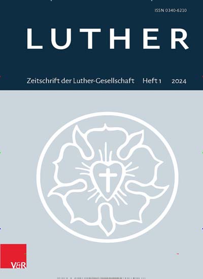 Titelbild der Ausgabe 1/2024 von Luther. Diese Zeitschrift und viele weitere Kunstmagazine und Kulturmagazine als Abo oder epaper bei United Kiosk online kaufen.