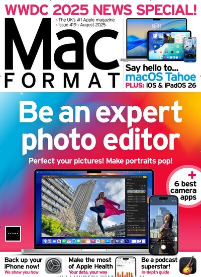 Titelbild der Ausgabe 419/2025 von MacFormat. Diese Zeitschrift und viele weitere Computerzeitschriften, Tabletmagazine und Smartphonemagazine als Abo oder epaper bei United Kiosk online kaufen.