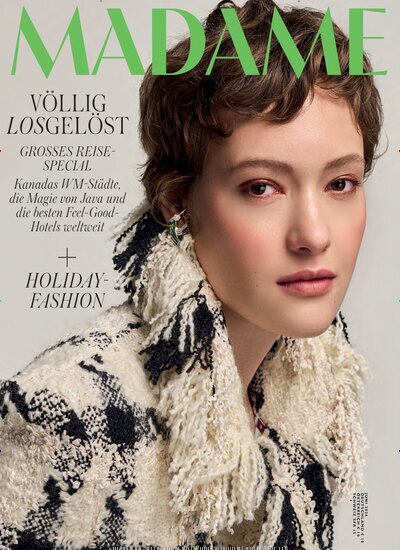 Titelbild der Ausgabe 6/2026 von Madame. Diese Zeitschrift und viele weitere Frauenzeitschriften als Abo oder epaper bei United Kiosk online kaufen.
