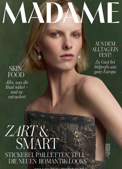 Titelbild der Ausgabe 10/2025 von Madame. Diese Zeitschrift und viele weitere Frauenzeitschriften als Abo oder epaper bei United Kiosk online kaufen.