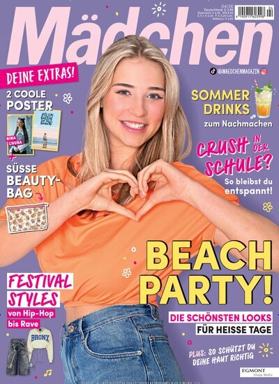 Titelbild der Ausgabe 4/2026 von Mädchen. Diese Zeitschrift und viele weitere Jugendzeitschriften und Kinderzeitschriften als Abo oder epaper bei United Kiosk online kaufen.