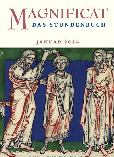 Titelbild der Ausgabe 1/2024 von MAGNIFICAT - Das Stundenbuch. Diese Zeitschrift und viele weitere Kunstmagazine und Kulturmagazine als Abo oder epaper bei United Kiosk online kaufen.