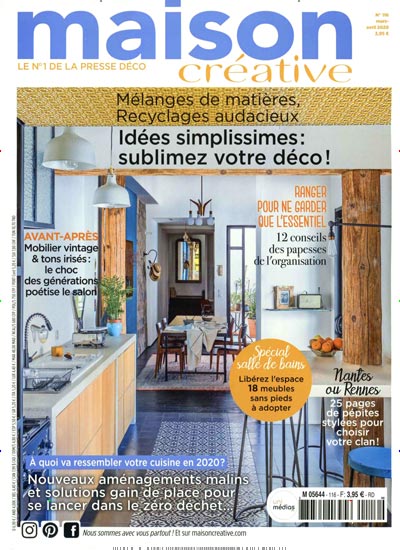 Titelbild der Ausgabe 116/2020 von maison créative. Diese Zeitschrift und viele weitere Gartenzeitschriften und Wohnzeitschriften als Abo oder epaper bei United Kiosk online kaufen.