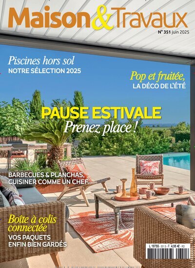 Titelbild der Ausgabe 4/2025 von Maison & Travaux. Diese Zeitschrift und viele weitere Gartenzeitschriften und Wohnzeitschriften als Abo oder epaper bei United Kiosk online kaufen.