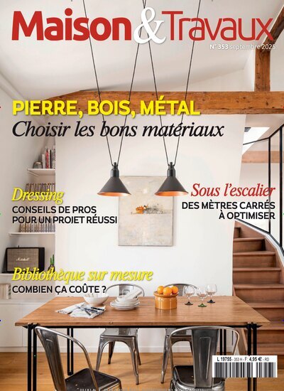 Titelbild der Ausgabe 6/2025 von Maison & Travaux. Diese Zeitschrift und viele weitere Gartenzeitschriften und Wohnzeitschriften als Abo oder epaper bei United Kiosk online kaufen.