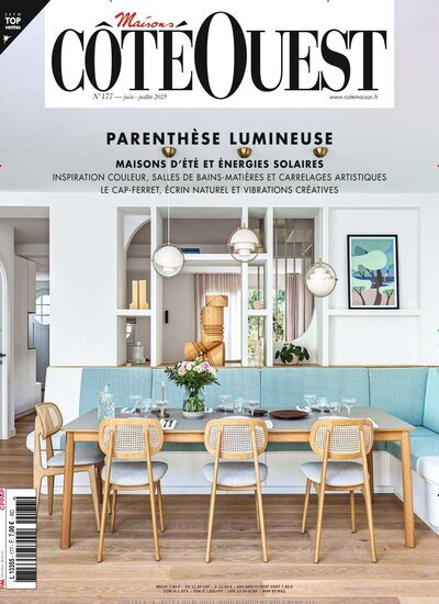 Titelbild der Ausgabe 3/2025 von Maisons Cote Ouest. Diese Zeitschrift und viele weitere Gartenzeitschriften und Wohnzeitschriften als Abo oder epaper bei United Kiosk online kaufen.