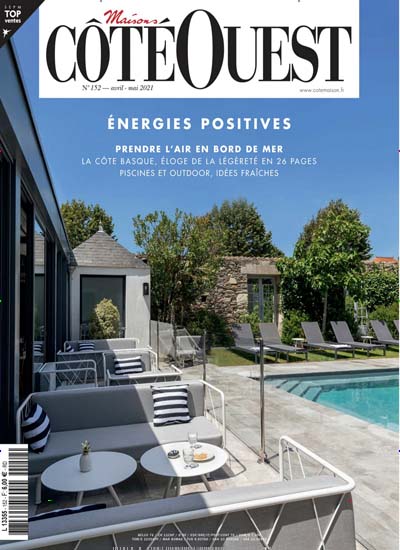 Titelbild der Ausgabe 152/2021 von Maisons Cote Ouest. Diese Zeitschrift und viele weitere Gartenzeitschriften und Wohnzeitschriften als Abo oder epaper bei United Kiosk online kaufen.
