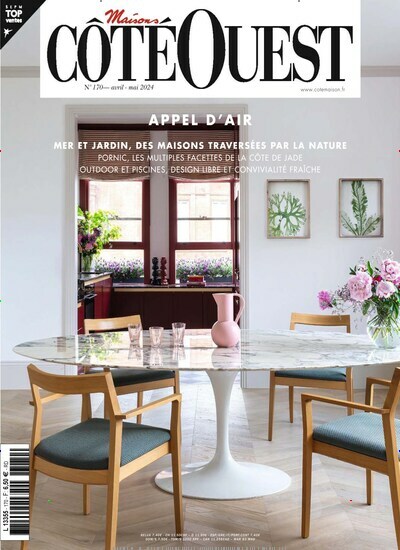 Titelbild der Ausgabe 170/2024 von Maisons Cote Ouest. Diese Zeitschrift und viele weitere Gartenzeitschriften und Wohnzeitschriften als Abo oder epaper bei United Kiosk online kaufen.