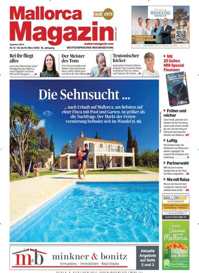 Titelbild der Ausgabe 12/2026 von Mallorca Magazin. Diese Zeitschrift und viele weitere Wirtschaftsmagazine und Politikmagazine als Abo oder epaper bei United Kiosk online kaufen.