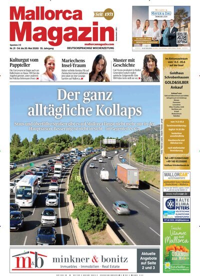 Titelbild der Ausgabe 21/2026 von Mallorca Magazin. Diese Zeitschrift und viele weitere Wirtschaftsmagazine und Politikmagazine als Abo oder epaper bei United Kiosk online kaufen.