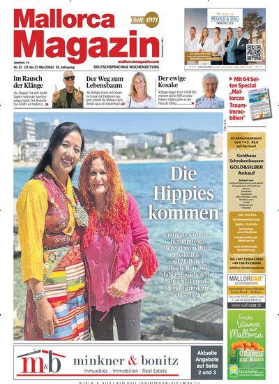 Titelbild der Ausgabe 22/2026 von Mallorca Magazin. Diese Zeitschrift und viele weitere Wirtschaftsmagazine und Politikmagazine als Abo oder epaper bei United Kiosk online kaufen.