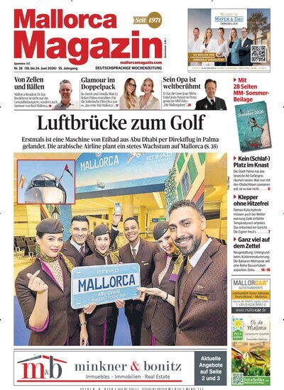 Titelbild der Ausgabe 26/2026 von Mallorca Magazin. Diese Zeitschrift und viele weitere Wirtschaftsmagazine und Politikmagazine als Abo oder epaper bei United Kiosk online kaufen.
