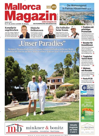 Titelbild der Ausgabe 27/2025 von Mallorca Magazin. Diese Zeitschrift und viele weitere Wirtschaftsmagazine und Politikmagazine als Abo oder epaper bei United Kiosk online kaufen.