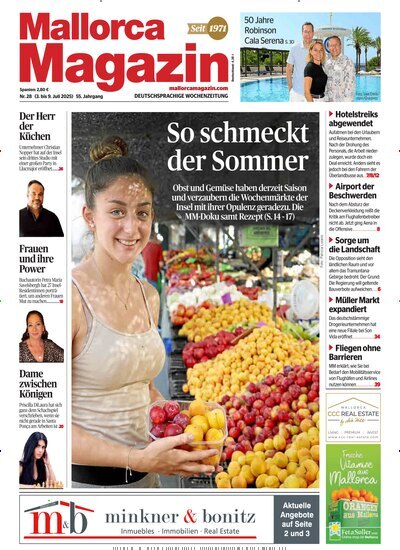 Titelbild der Ausgabe 28/2025 von Mallorca Magazin. Diese Zeitschrift und viele weitere Wirtschaftsmagazine und Politikmagazine als Abo oder epaper bei United Kiosk online kaufen.