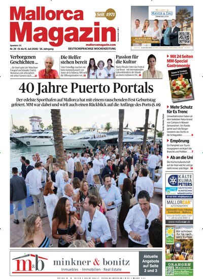 Titelbild der Ausgabe 29/2026 von Mallorca Magazin. Diese Zeitschrift und viele weitere Wirtschaftsmagazine und Politikmagazine als Abo oder epaper bei United Kiosk online kaufen.