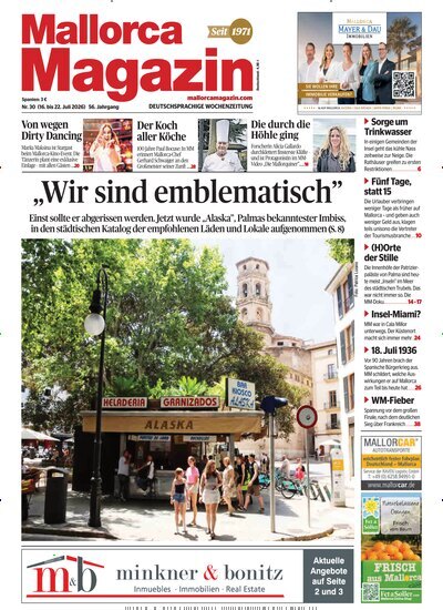 Titelbild der Ausgabe 30/2026 von Mallorca Magazin. Diese Zeitschrift und viele weitere Wirtschaftsmagazine und Politikmagazine als Abo oder epaper bei United Kiosk online kaufen.