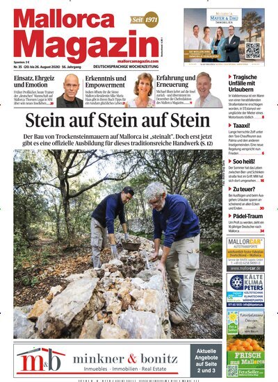 Titelbild der Ausgabe 35/2026 von Mallorca Magazin. Diese Zeitschrift und viele weitere Wirtschaftsmagazine und Politikmagazine als Abo oder epaper bei United Kiosk online kaufen.
