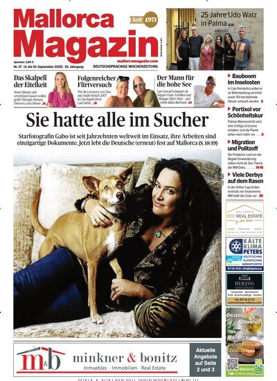Titelbild der Ausgabe 37/2025 von Mallorca Magazin. Diese Zeitschrift und viele weitere Wirtschaftsmagazine und Politikmagazine als Abo oder epaper bei United Kiosk online kaufen.