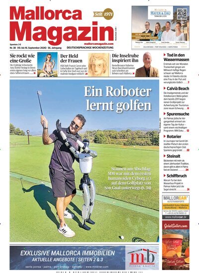 Titelbild der Ausgabe 38/2026 von Mallorca Magazin. Diese Zeitschrift und viele weitere Wirtschaftsmagazine und Politikmagazine als Abo oder epaper bei United Kiosk online kaufen.