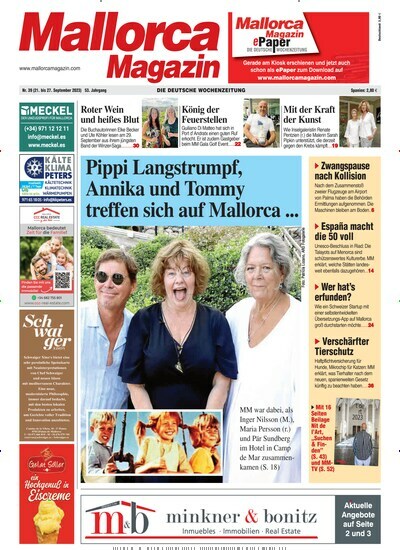 Titelbild der Ausgabe 39/2023 von Mallorca Magazin. Diese Zeitschrift und viele weitere Wirtschaftsmagazine und Politikmagazine als Abo oder epaper bei United Kiosk online kaufen.