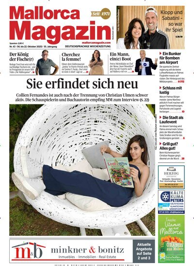 Titelbild der Ausgabe 43/2025 von Mallorca Magazin. Diese Zeitschrift und viele weitere Wirtschaftsmagazine und Politikmagazine als Abo oder epaper bei United Kiosk online kaufen.
