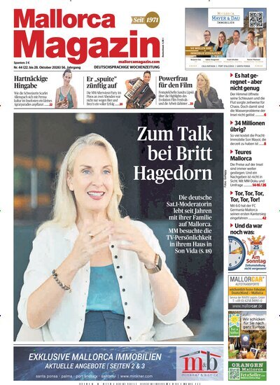 Titelbild der Ausgabe 44/2026 von Mallorca Magazin. Diese Zeitschrift und viele weitere Wirtschaftsmagazine und Politikmagazine als Abo oder epaper bei United Kiosk online kaufen.