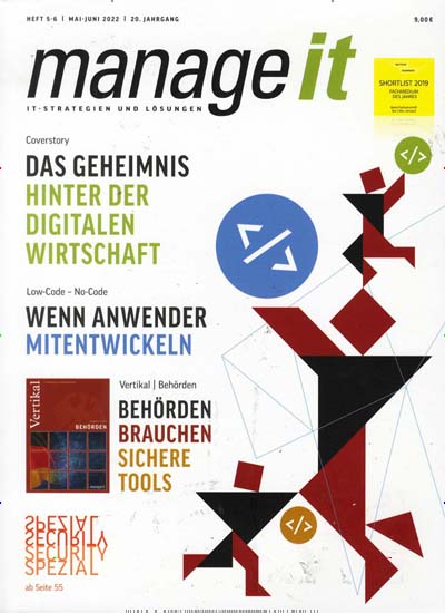 Titelbild der Ausgabe 6/2022 von Manage it. Diese Zeitschrift und viele weitere Businessmagazine als Abo oder epaper bei United Kiosk online kaufen.