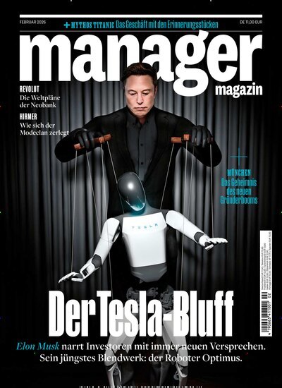 Titelbild der Ausgabe 2/2026 von manager magazin. Diese Zeitschrift und viele weitere Wirtschaftsmagazine und Politikmagazine als Abo oder epaper bei United Kiosk online kaufen.