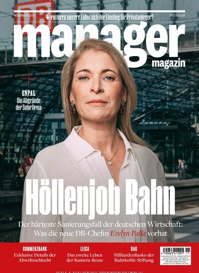 Titelbild der Ausgabe 11/2025 von manager magazin. Diese Zeitschrift und viele weitere Wirtschaftsmagazine und Politikmagazine als Abo oder epaper bei United Kiosk online kaufen.