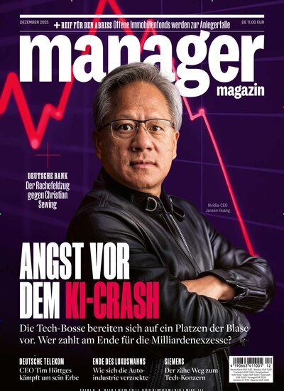 Titelbild der Ausgabe 12/2025 von manager magazin. Diese Zeitschrift und viele weitere Wirtschaftsmagazine und Politikmagazine als Abo oder epaper bei United Kiosk online kaufen.