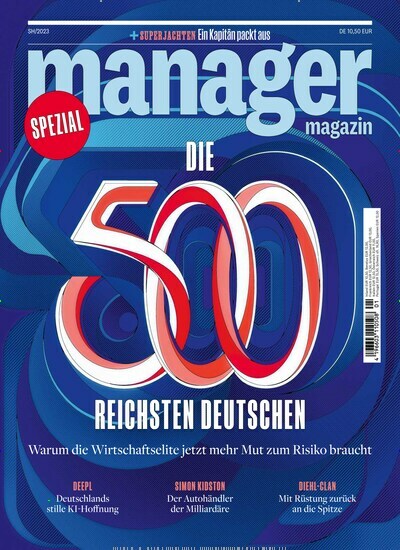 Titelbild der Ausgabe 1/2023 von manager magazin spezial. Diese Zeitschrift und viele weitere Wirtschaftsmagazine und Politikmagazine als Abo oder epaper bei United Kiosk online kaufen.