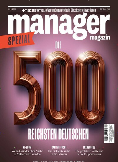 Titelbild der Ausgabe 2/2026 von manager magazin spezial. Diese Zeitschrift und viele weitere Wirtschaftsmagazine und Politikmagazine als Abo oder epaper bei United Kiosk online kaufen.
