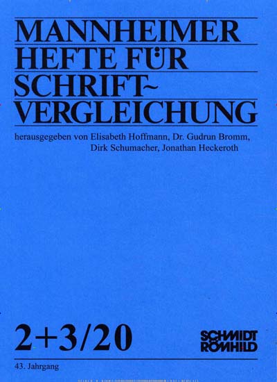 Titelbild der Ausgabe 3/2022 von Mannheimer Hefte für Schriftvergleichung. Diese Zeitschrift und viele weitere Jurazeitschriften und Zeitschriften für Verwaltung als Abo oder epaper bei United Kiosk online kaufen.