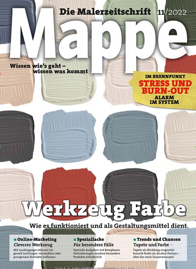 Titelbild der Ausgabe 11/2022 von Mappe. Diese Zeitschrift und viele weitere Architekturzeitschriften und Bauzeitschriften als Abo oder epaper bei United Kiosk online kaufen.