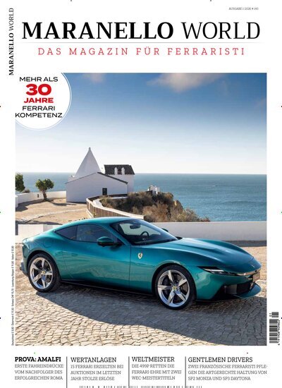 Titelbild der Ausgabe 1/2026 von Maranello World. Diese Zeitschrift und viele weitere Automagazine und Motorradzeitschriften als Abo oder epaper bei United Kiosk online kaufen.