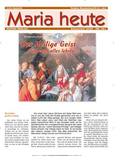 Titelbild der Ausgabe 1/2024 von Maria heute. Diese Zeitschrift und viele weitere Kunstmagazine und Kulturmagazine als Abo oder epaper bei United Kiosk online kaufen.