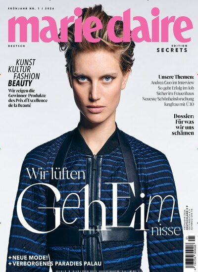 Titelbild der Ausgabe 1/2026 von Marie Claire. Diese Zeitschrift und viele weitere Modemagazine und DIY-Magazine als Abo oder epaper bei United Kiosk online kaufen.