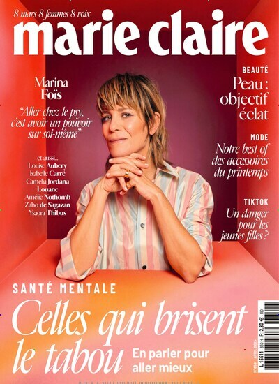 Titelbild der Ausgabe 3/2024 von Marie Claire Frankreich. Diese Zeitschrift und viele weitere Frauenzeitschriften als Abo oder epaper bei United Kiosk online kaufen.