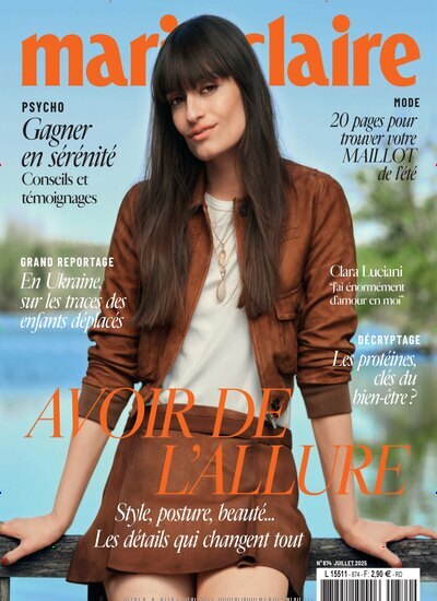 Titelbild der Ausgabe 6/2025 von Marie Claire Frankreich. Diese Zeitschrift und viele weitere Frauenzeitschriften als Abo oder epaper bei United Kiosk online kaufen.