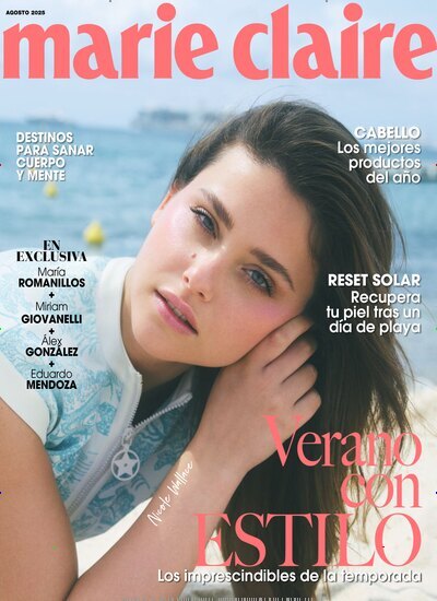 Titelbild der Ausgabe 8/2025 von Marie Claire Spanien. Diese Zeitschrift und viele weitere Frauenzeitschriften als Abo oder epaper bei United Kiosk online kaufen.