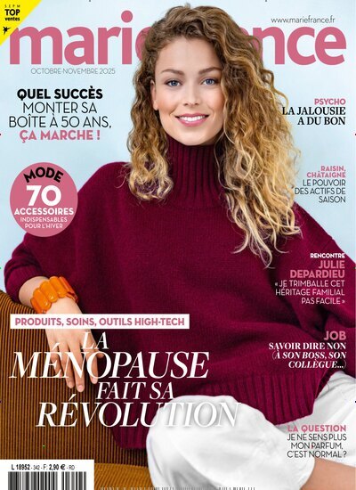 Titelbild der Ausgabe 8/2025 von Marie France. Diese Zeitschrift und viele weitere Frauenzeitschriften als Abo oder epaper bei United Kiosk online kaufen.