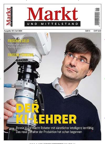 Titelbild der Ausgabe 5/2024 von Markt und Mittelstand. Diese Zeitschrift und viele weitere Wirtschaftsmagazine und Politikmagazine als Abo oder epaper bei United Kiosk online kaufen.