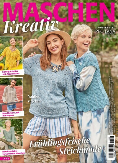 Titelbild der Ausgabe 10/2023 von Maschen kreativ. Diese Zeitschrift und viele weitere Modemagazine und DIY-Magazine als Abo oder epaper bei United Kiosk online kaufen.