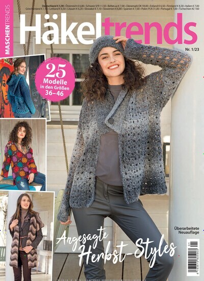 Titelbild der Ausgabe 1/2023 von Maschentrends. Diese Zeitschrift und viele weitere Modemagazine und DIY-Magazine als Abo oder epaper bei United Kiosk online kaufen.