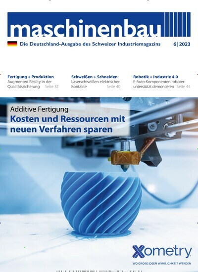 Titelbild der Ausgabe 6/2023 von maschinenbau. Diese Zeitschrift und viele weitere Industriemagazine und Handwerkmagazine als Abo oder epaper bei United Kiosk online kaufen.