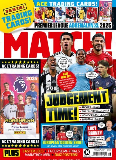 Titelbild der Ausgabe 7/2025 von Match!. Diese Zeitschrift und viele weitere Sportmagazine als Abo oder epaper bei United Kiosk online kaufen.