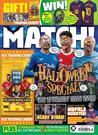 Titelbild der Ausgabe 20/2025 von Match!. Diese Zeitschrift und viele weitere Sportmagazine als Abo oder epaper bei United Kiosk online kaufen.